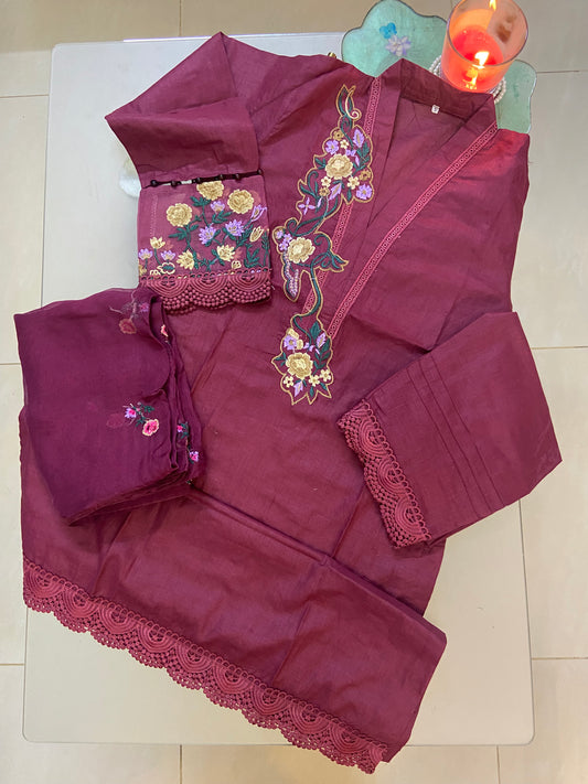 Cotton Lawn Designer Suit