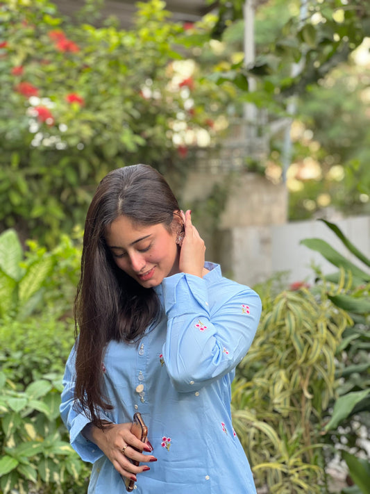 Chandni 2 Pc Cord Set Luxury Lawn Dress 2024