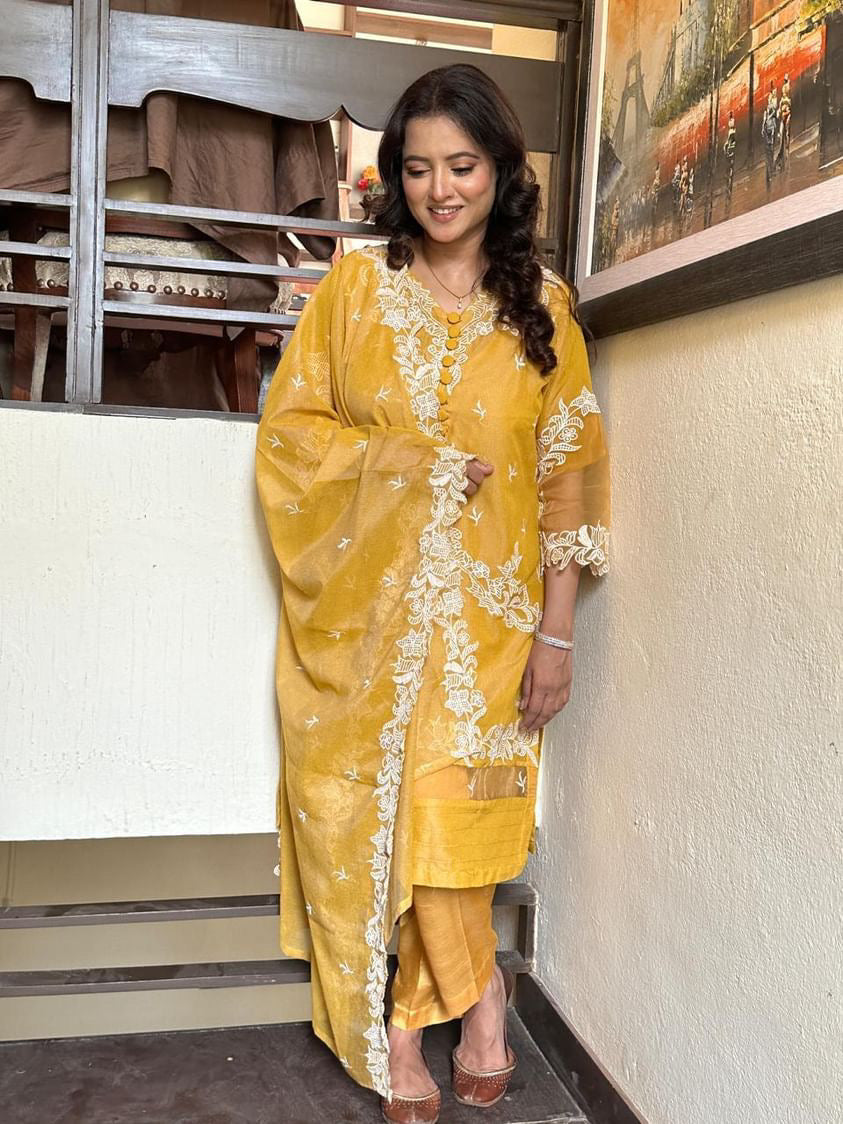Pakistani Desginer Khaddi Net Suit