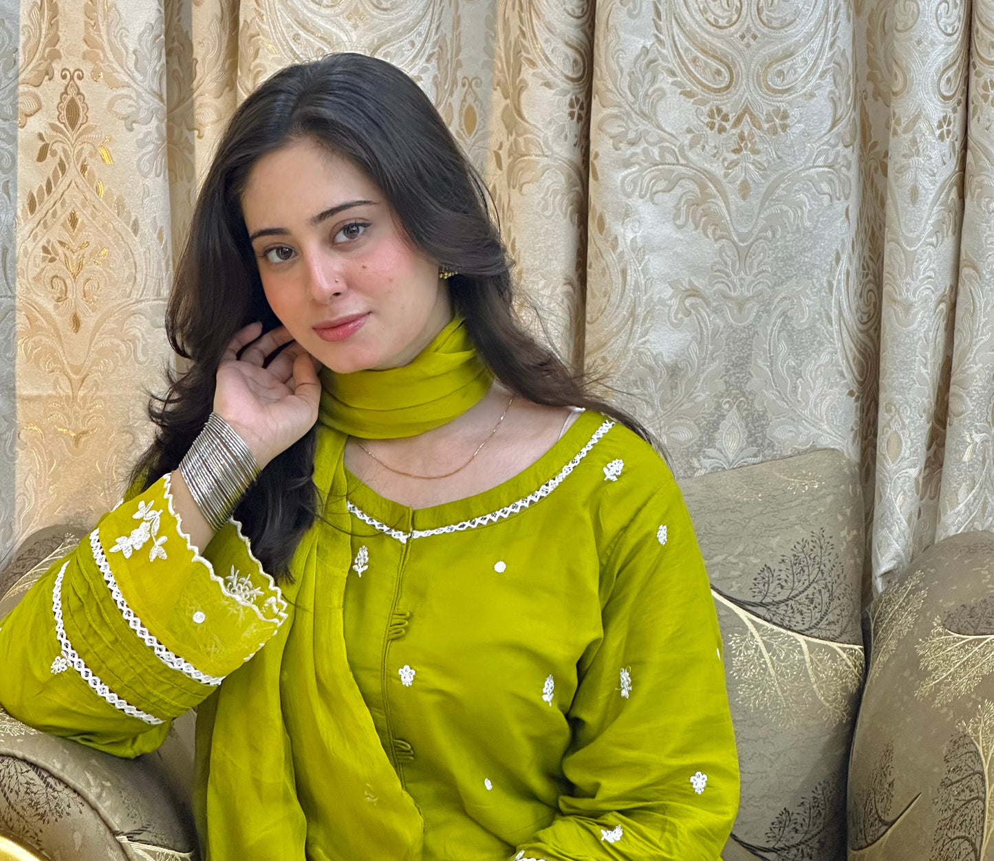 Pakistani Designer Cotton Lawn Suit
