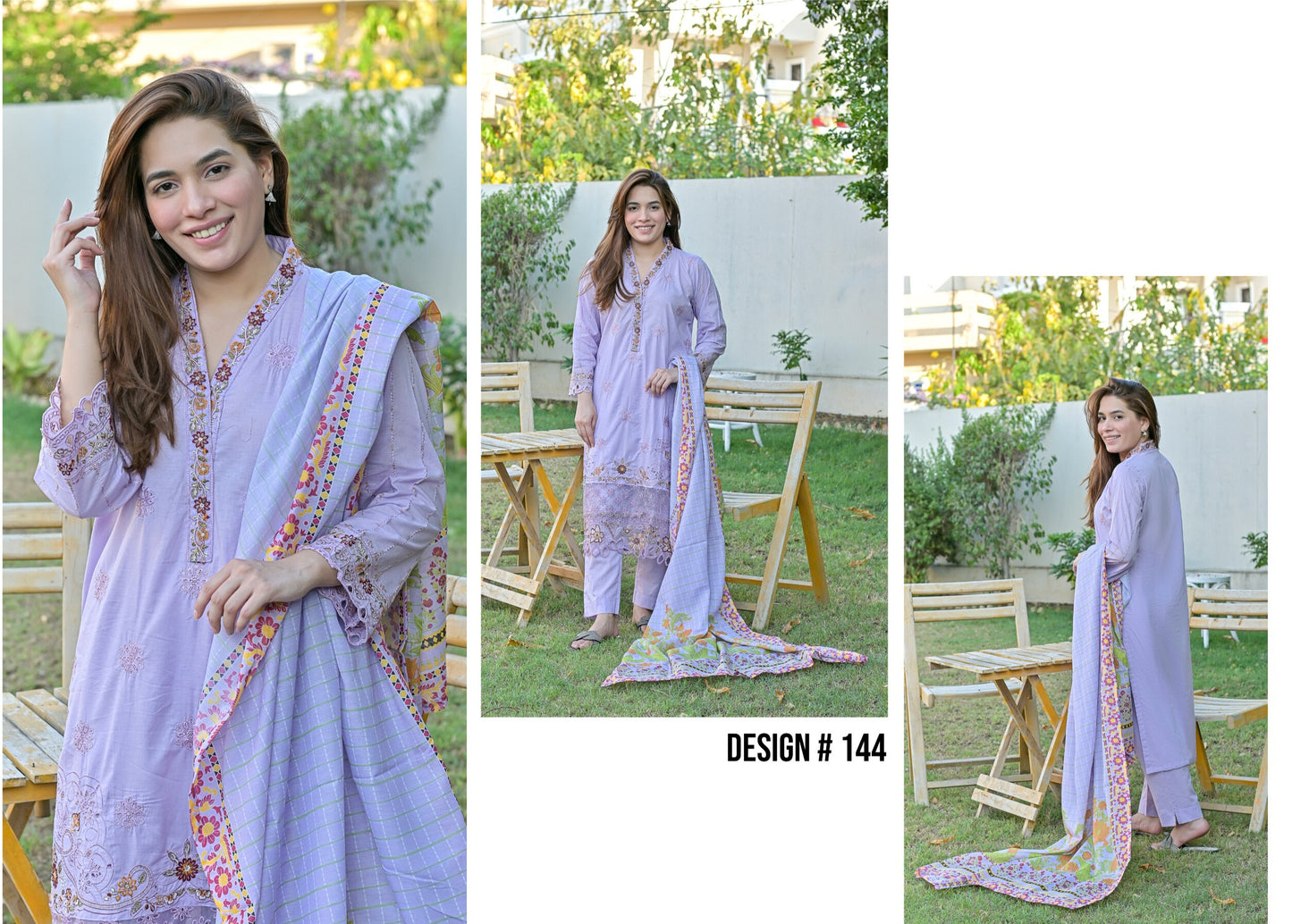 Nazakat Luxury Lawn Sttched Dress 2024