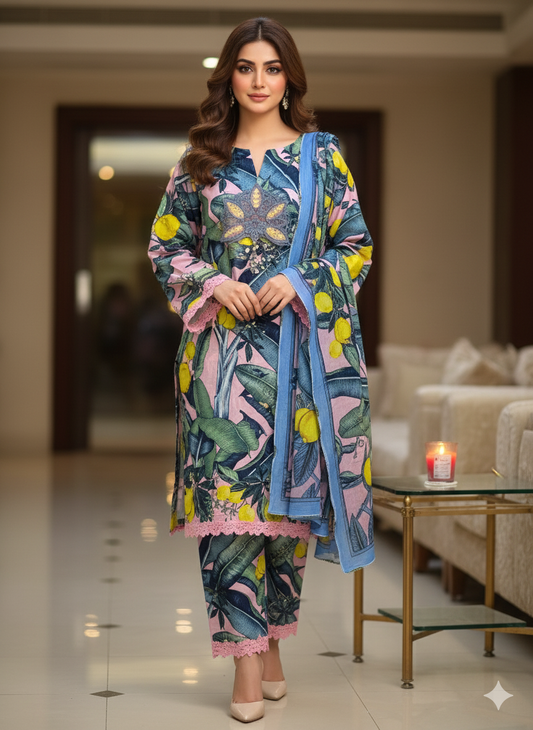 Ready-to-Wear Digital Print Lawn Suit!