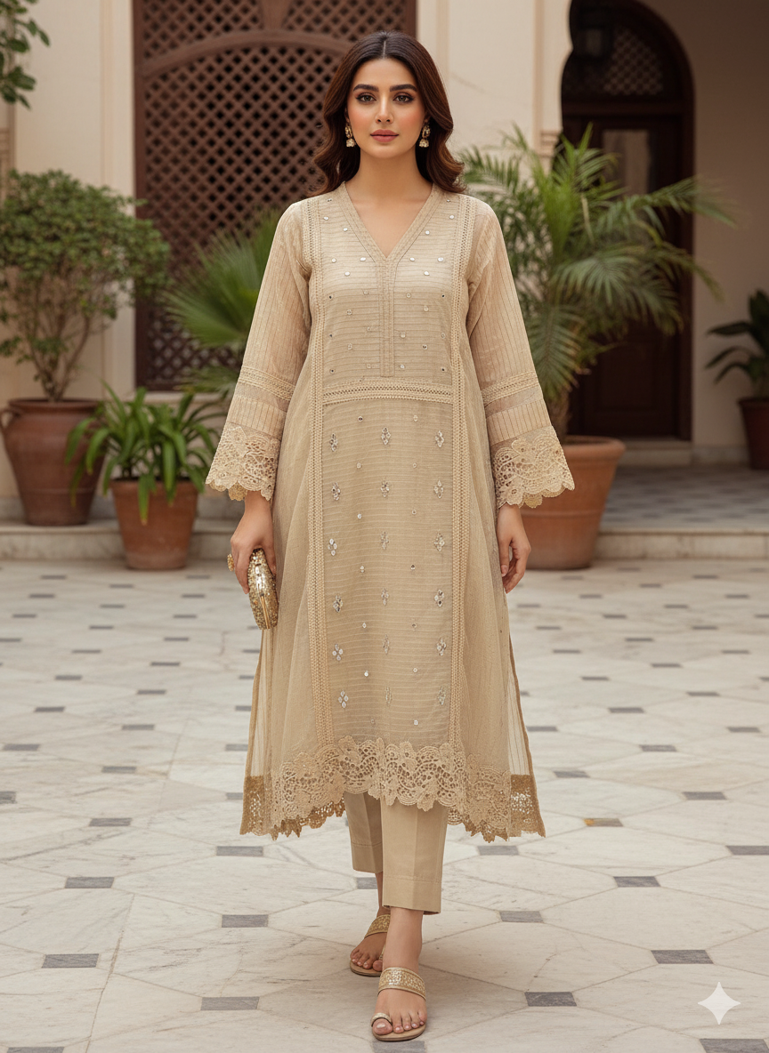 Luxurious Winter Fancy Unstitched 3-Piece Ensemble