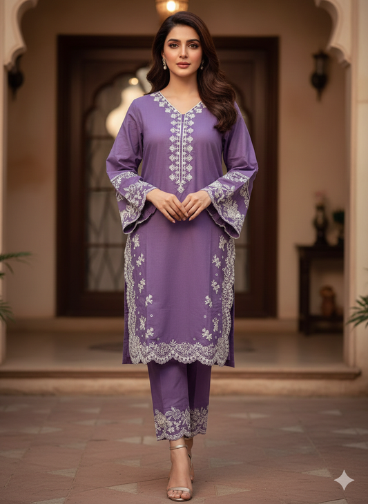 2-Piece Co-ord Set (Shirt & Trousers).