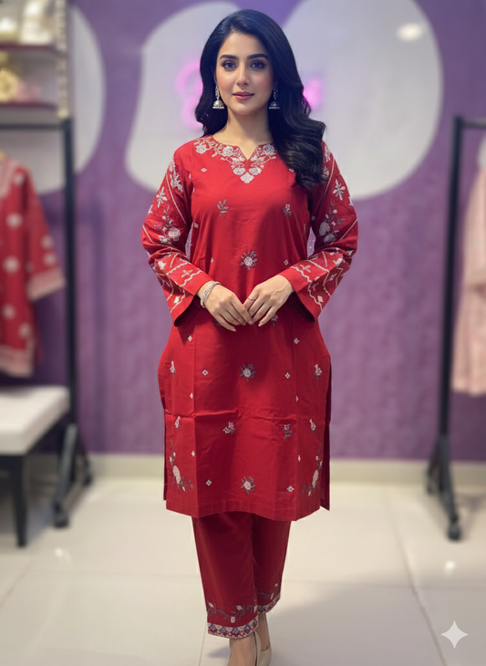 2-Piece Co-ord Set (Shirt & Trousers).