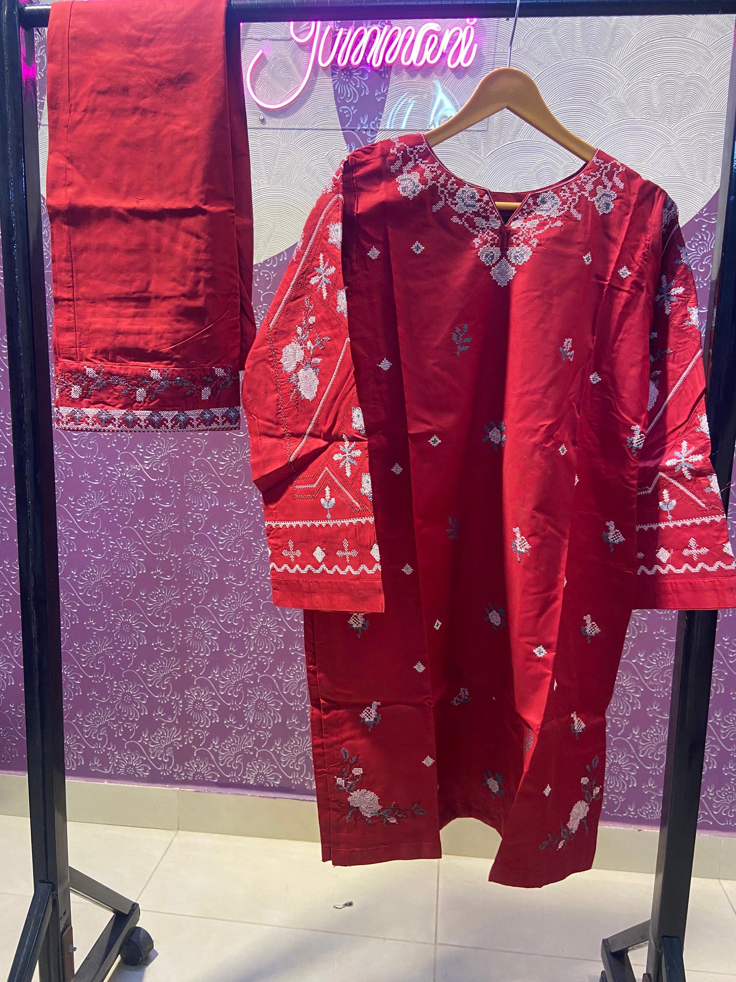 2-Piece Co-ord Set (Shirt & Trousers).