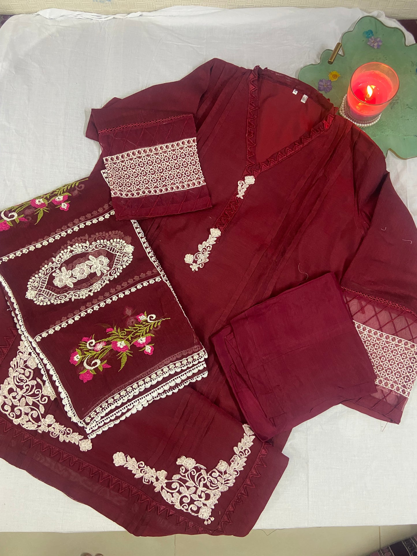 Fariyal Siddique x Hm Jummani Hm-01 Premium KhaddI Net 2024