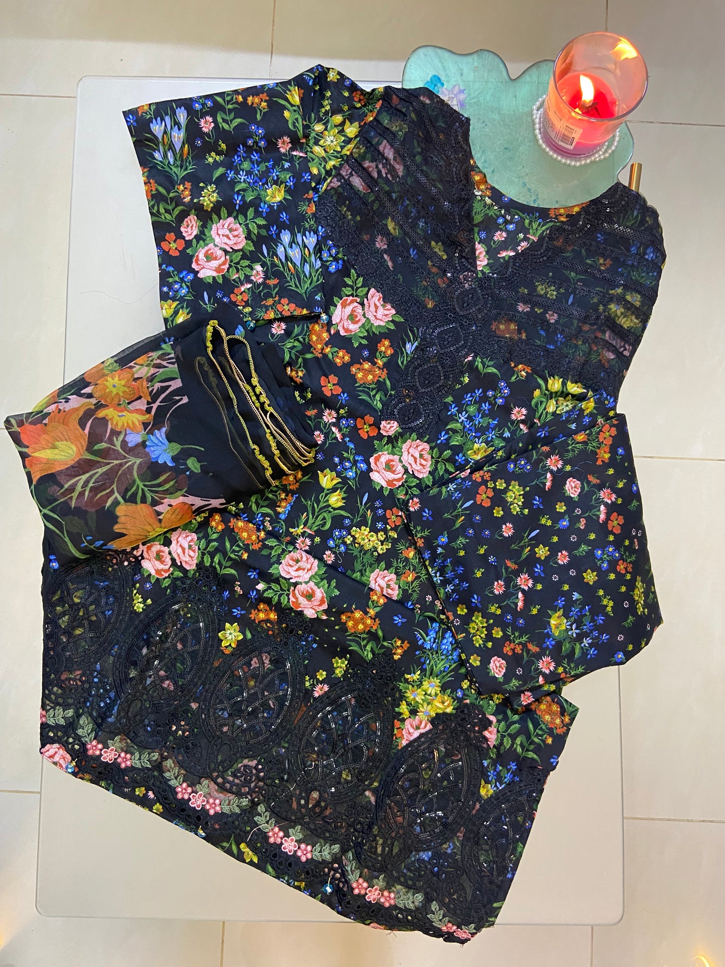 The Luxe Lawn Collection: Ready-to-Wear 3-Piece Suit