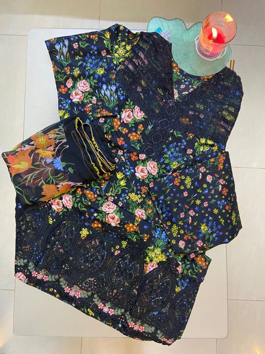 The Luxe Lawn Collection: Ready-to-Wear 3-Piece Suit