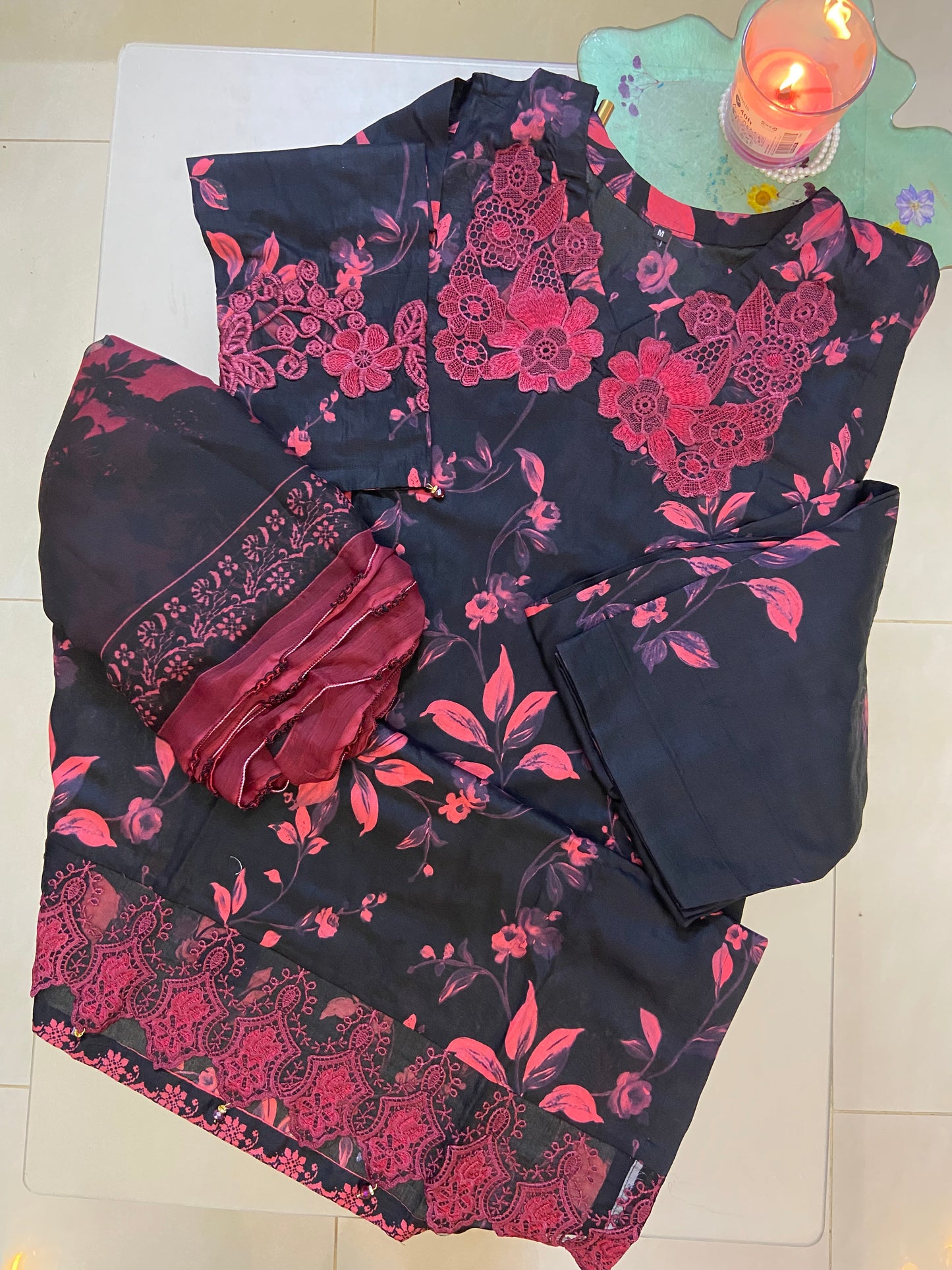 The Luxe Lawn Collection: Ready-to-Wear 3-Piece Suit