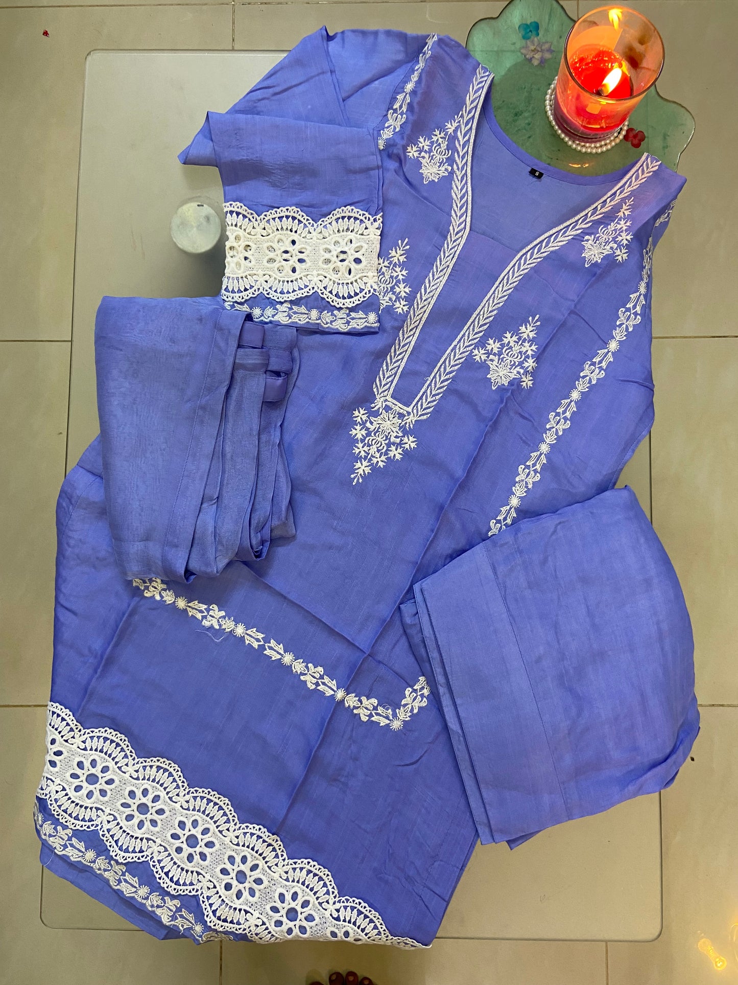 3-Piece Ready-to-Wear Farshi Luxury Ensemble
