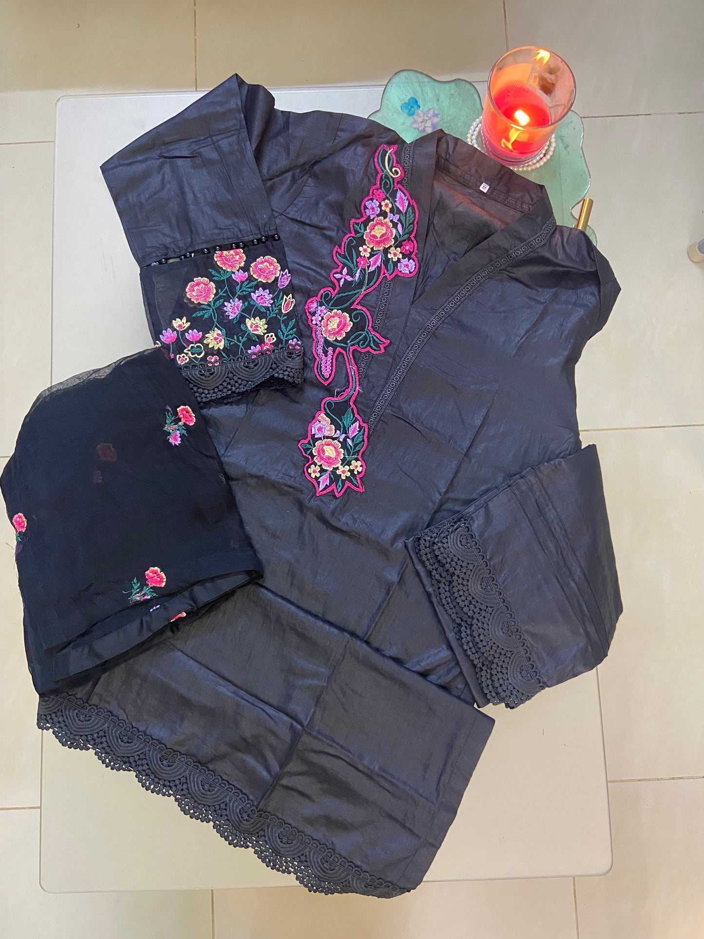 Cotton Lawn Designer Suit