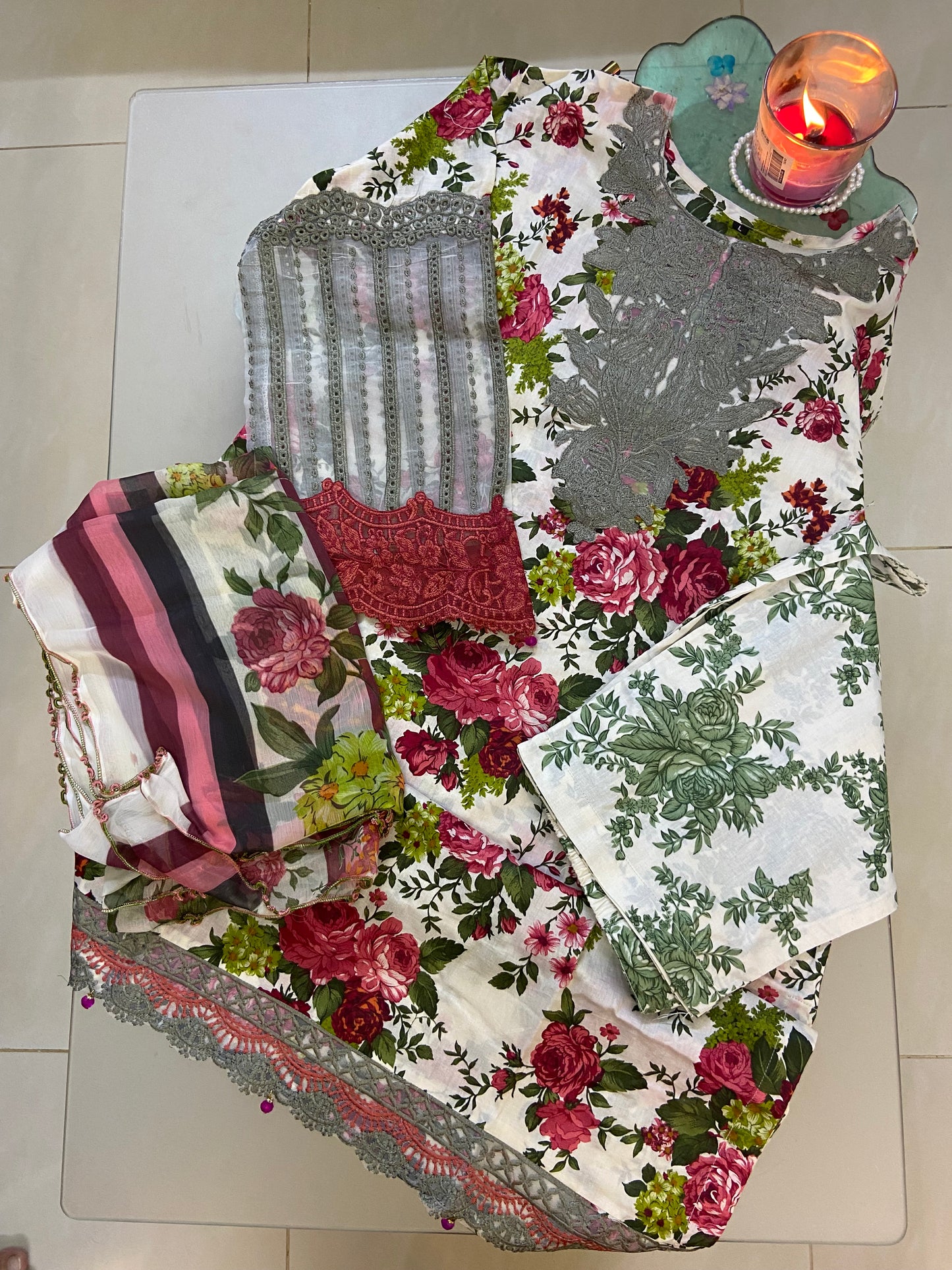 The Luxe Lawn Collection: Ready-to-Wear 3-Piece Suit