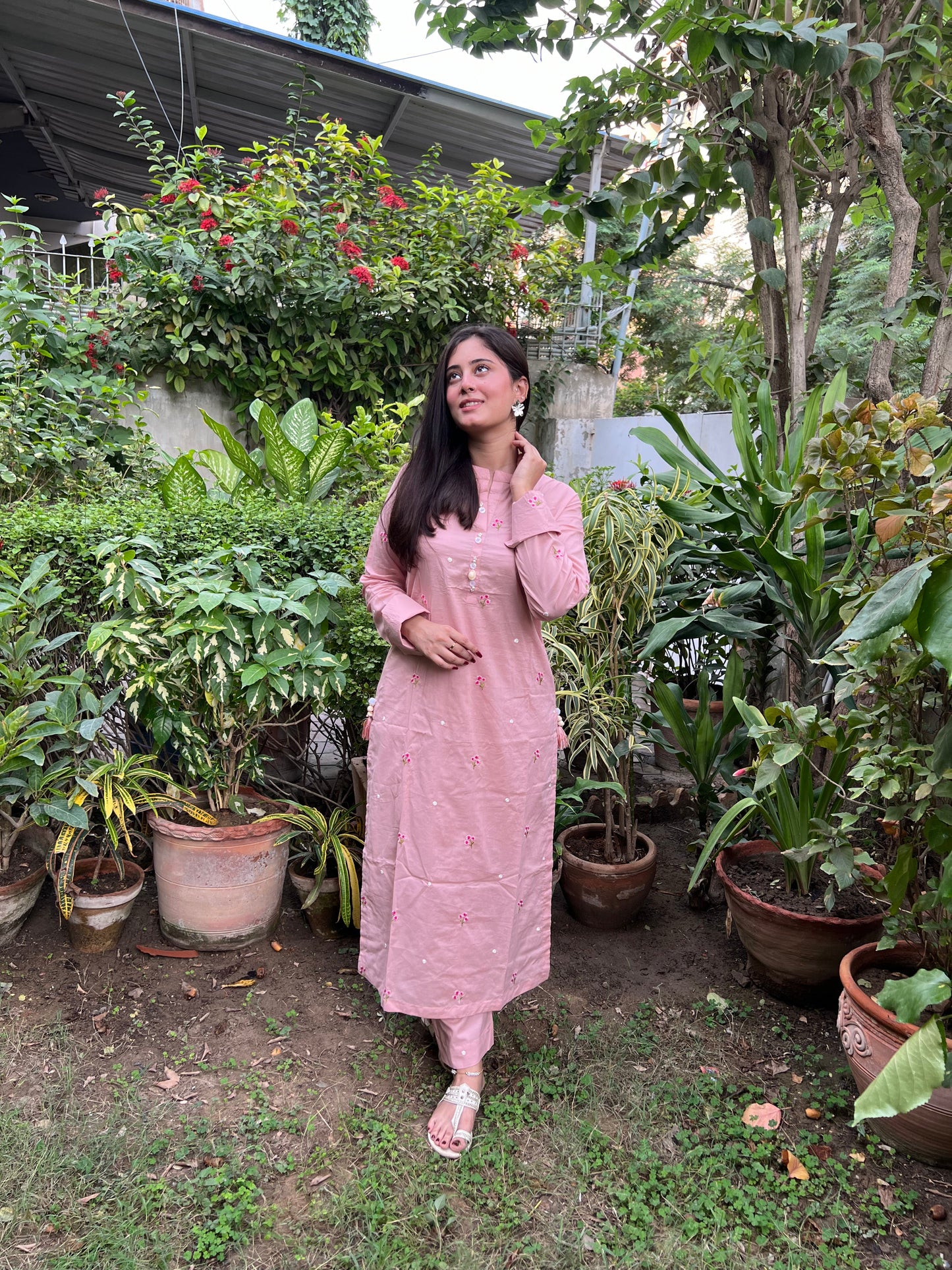 Meher 2 Pc Cord  Set Luxury Lawn Dress  2024