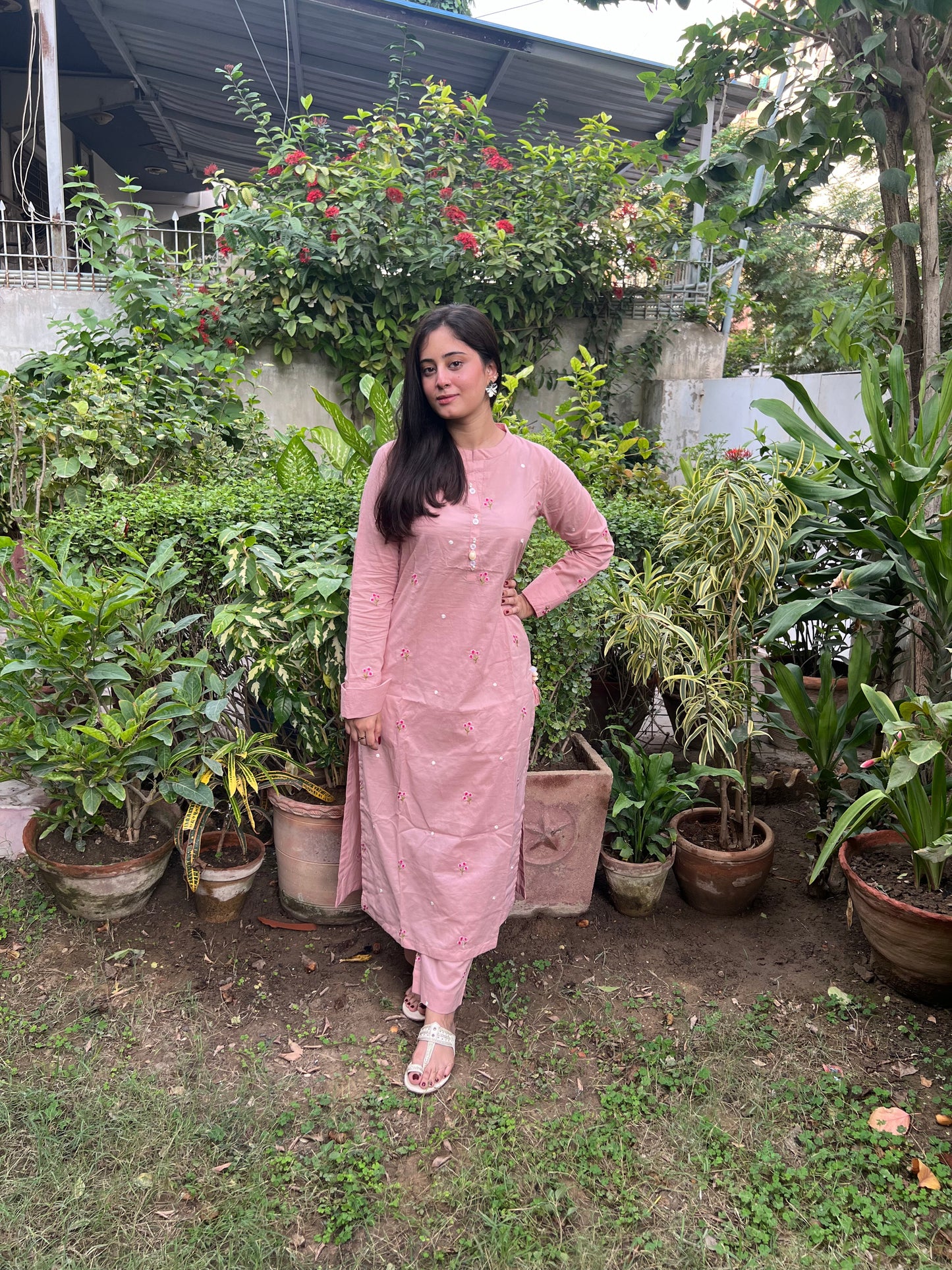 Meher 2 Pc Cord  Set Luxury Lawn Dress  2024