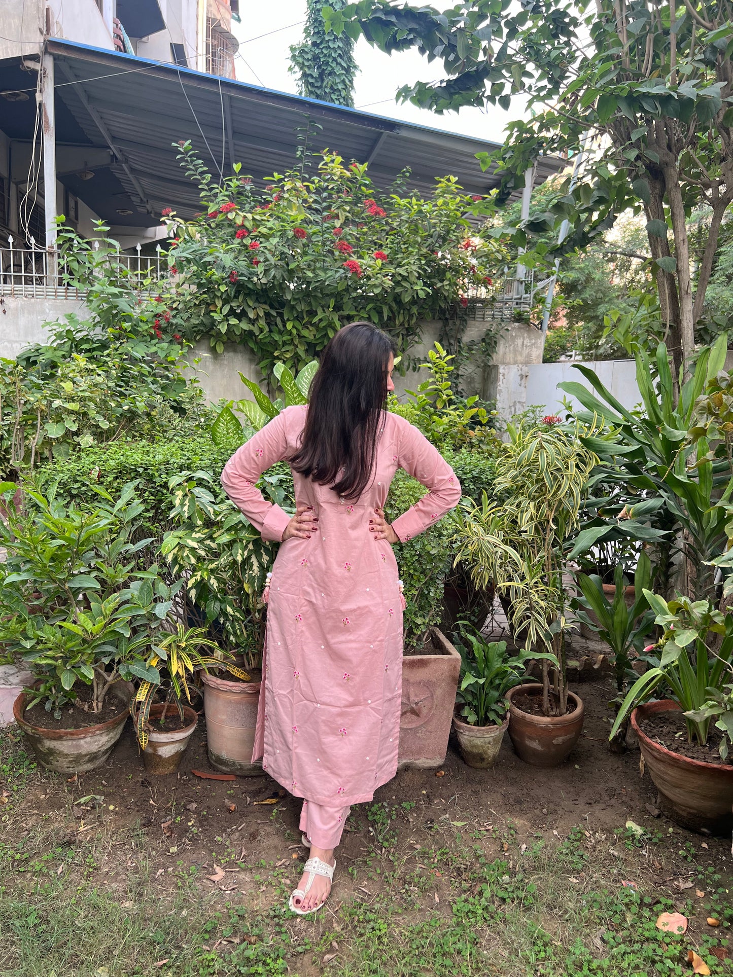 Meher 2 Pc Cord  Set Luxury Lawn Dress  2024