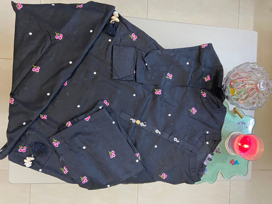 Naaz  2 Pc Cord  Set Luxury Lawn Dress 2024