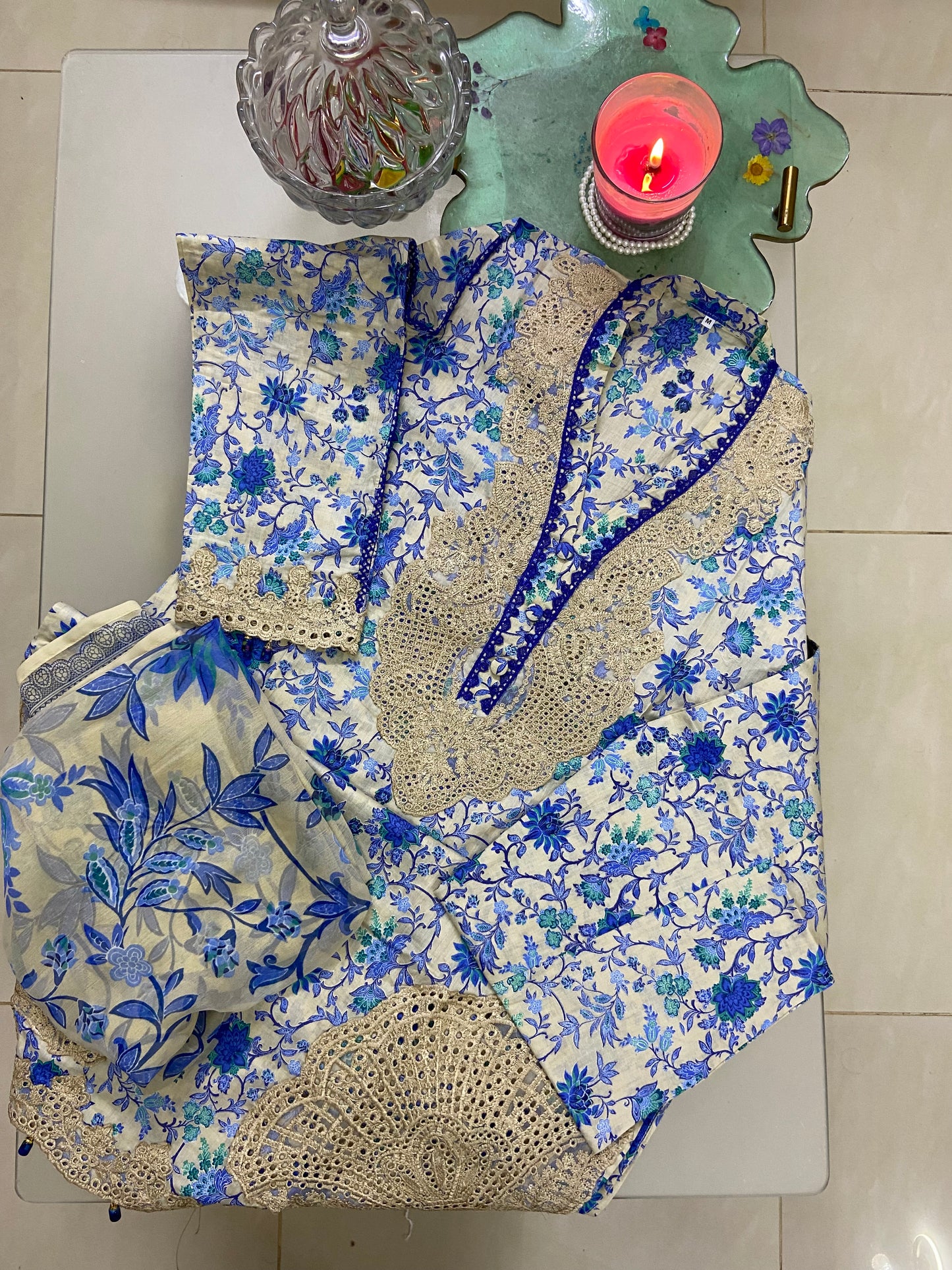 Sukoon Luxury Pure Lawn Stitched Dress 2024