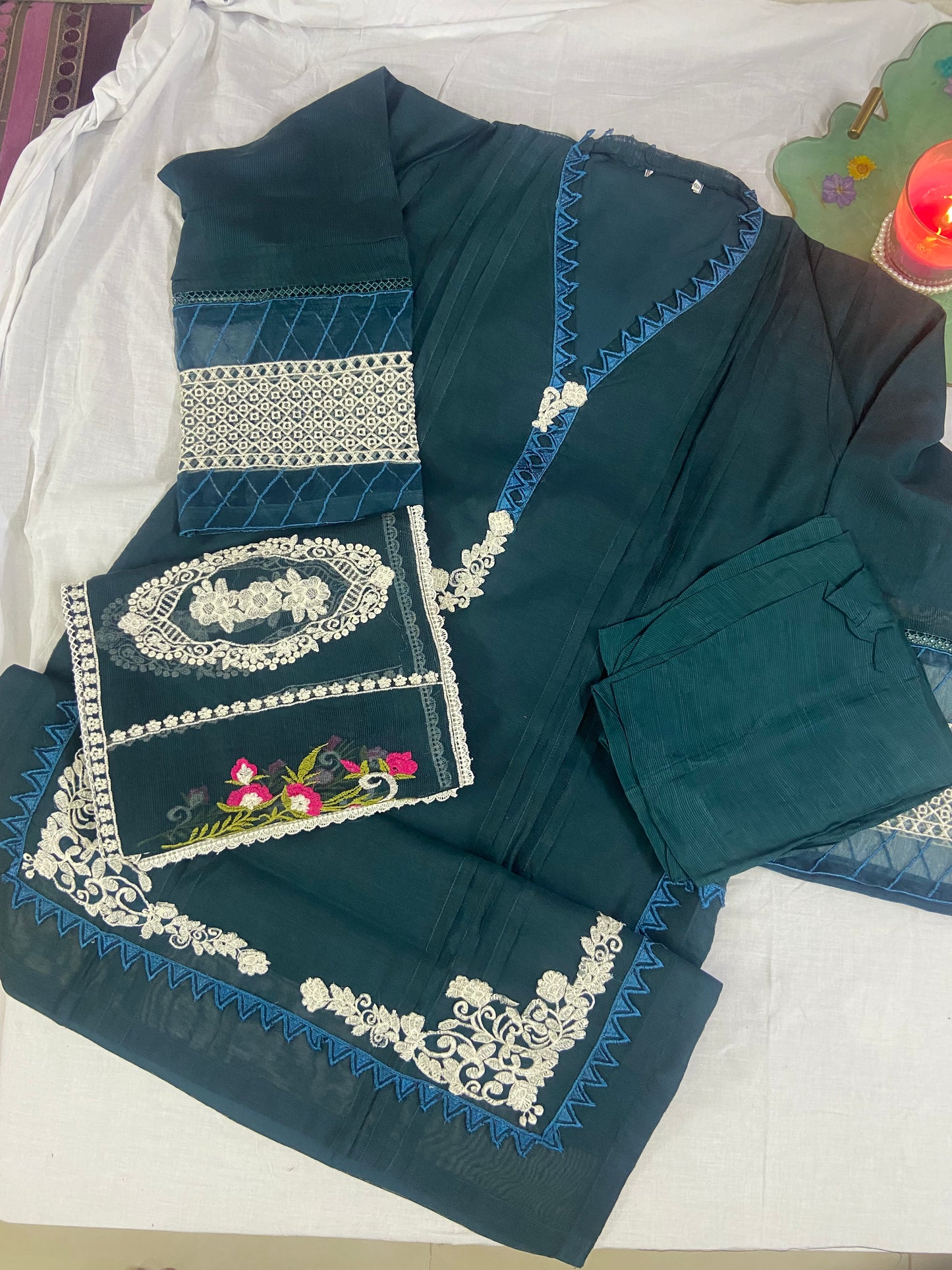 Fariyal Siddique x Hm Jummani Hm-01 Premium KhaddI Net 2024