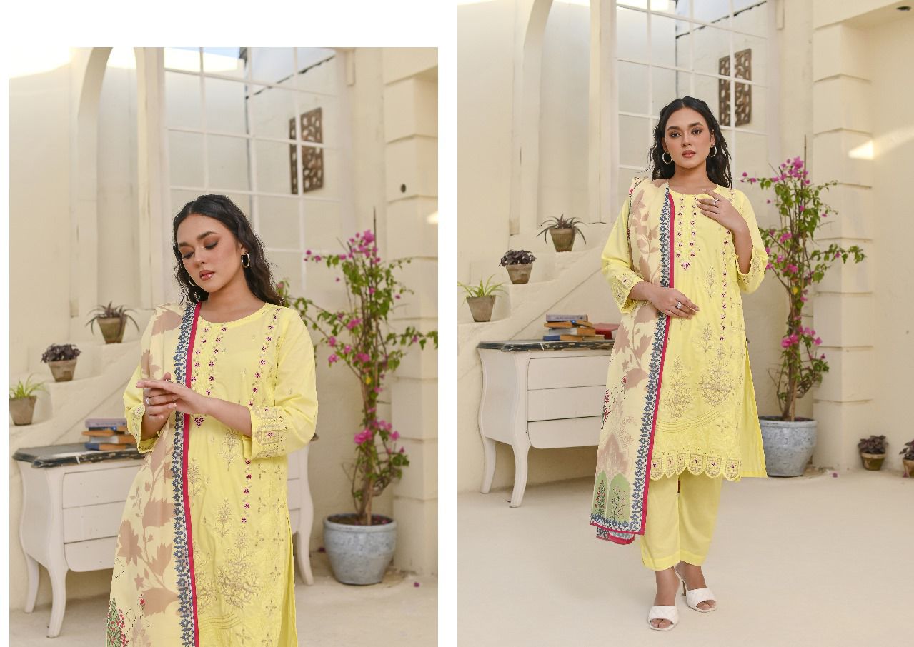 Gul-o-Gulzar  Luxury Lawn Chikankari Dress 2024