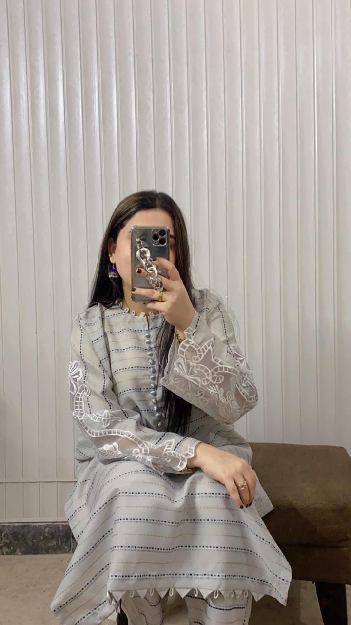 2-Piece Co-Ord Set - Premium Khaddar Cotton