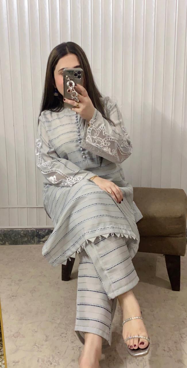 2-Piece Co-Ord Set - Premium Khaddar Cotton