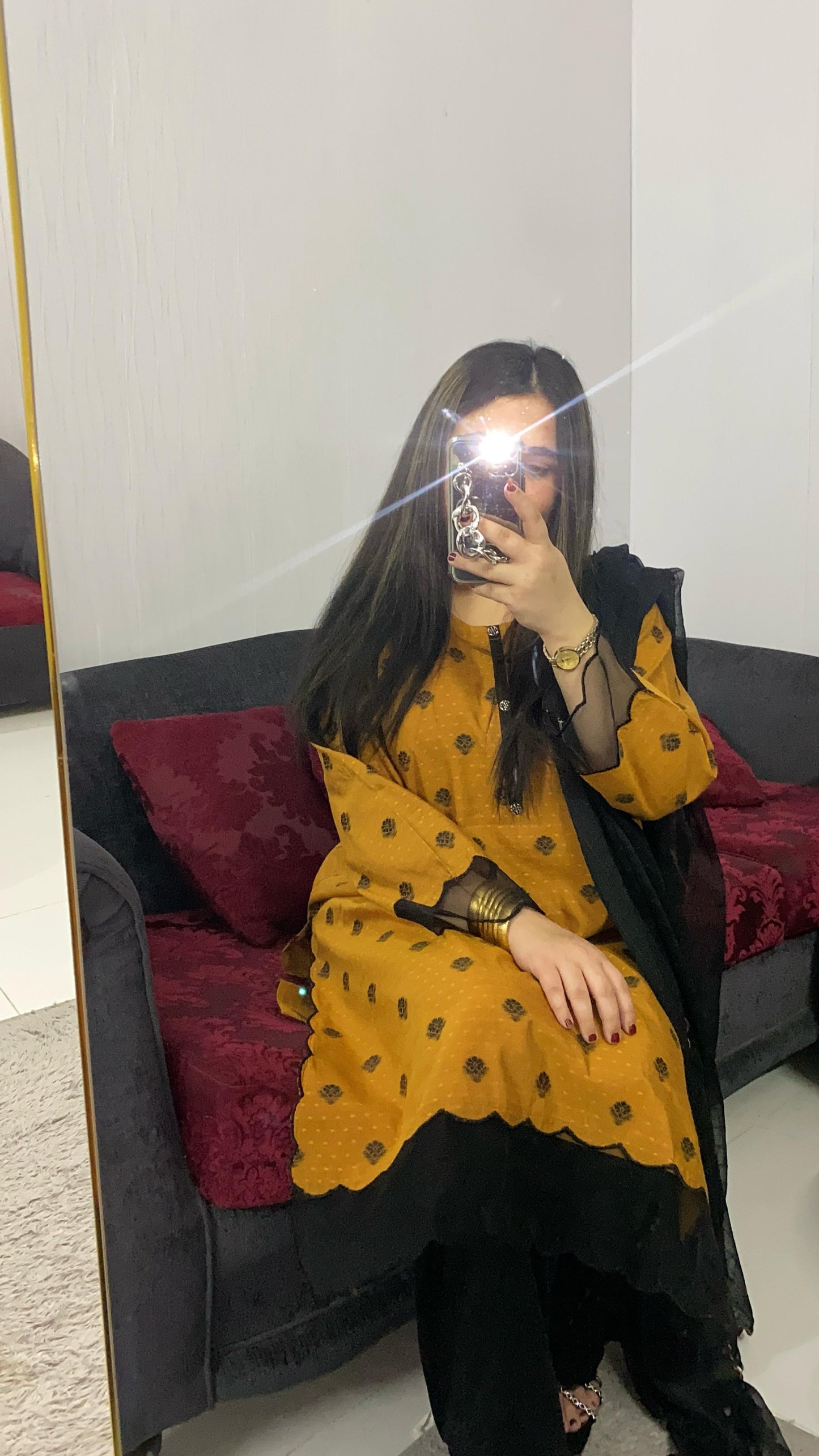 Soft Paper Cotton Lawn 3-Piece Ready-to-Wear Suit