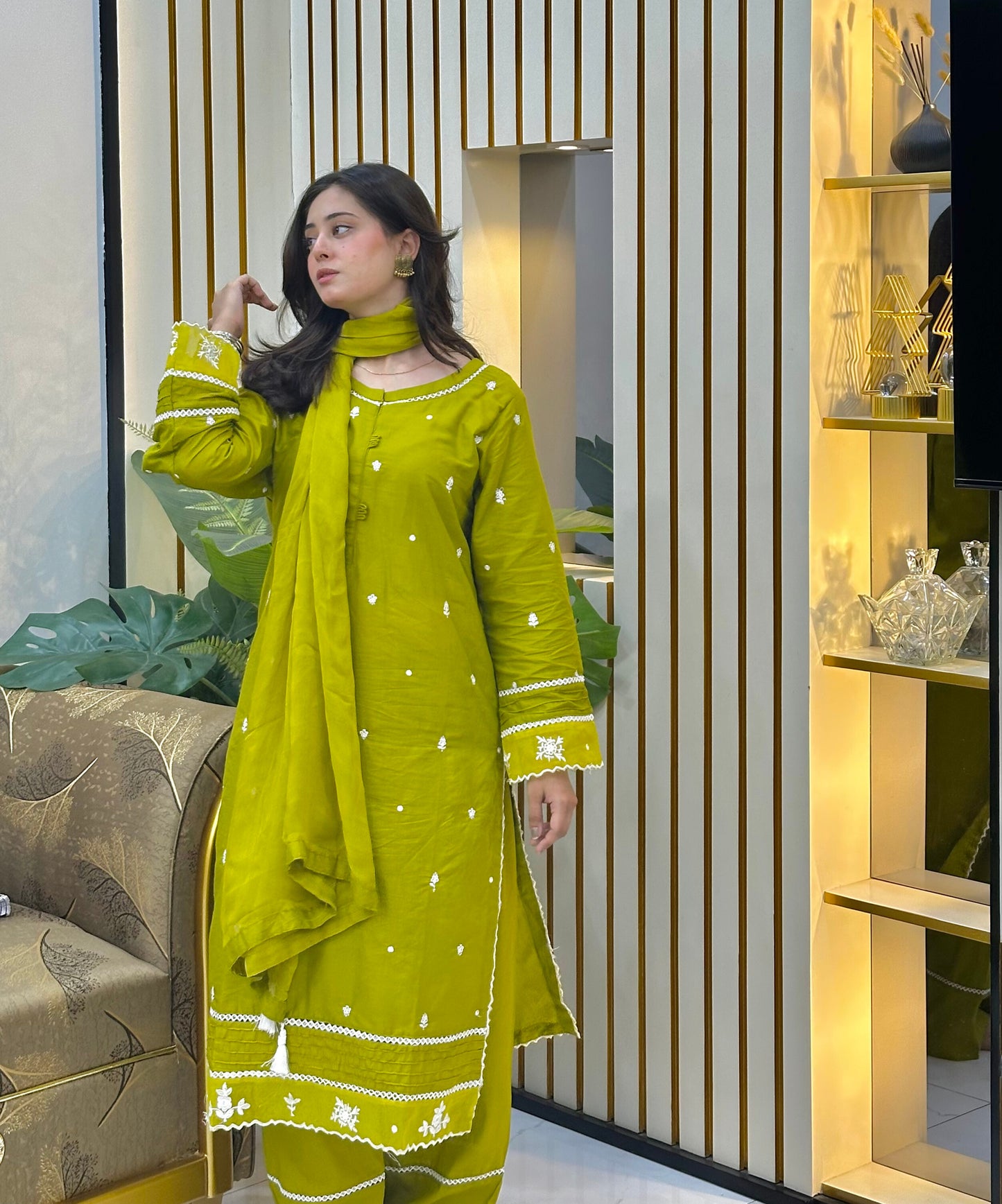 Pakistani Designer Cotton Lawn Suit