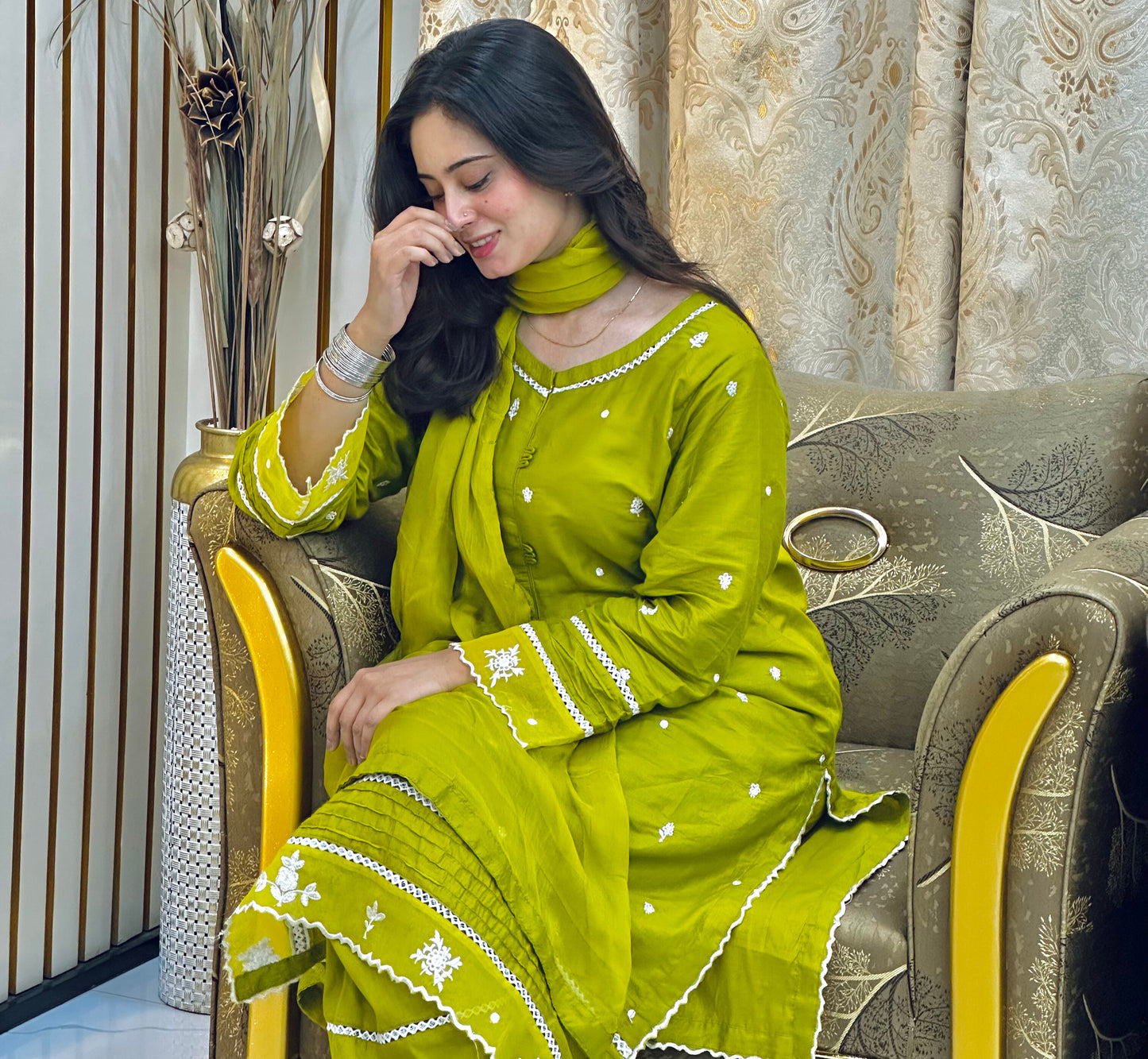 Pakistani Designer Cotton Lawn Suit