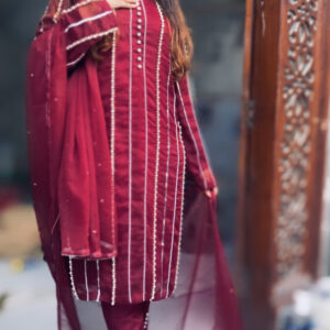 Motiyana Semi Pure Chiffon 3pc Dress 2024