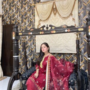 Shafoon  Luxury Lawn Chikankari Dress 2024