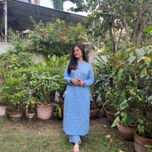 Chandni 2 Pc Cord  Set Luxury Lawn Dress 2024
