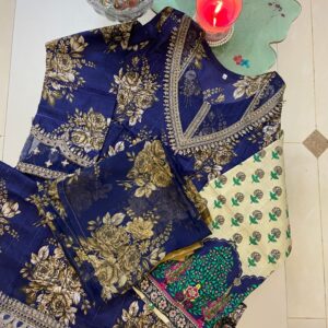 Sukoon Luxury Pure Lawn Stitched Dress 2024