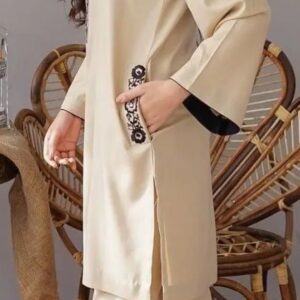 Mah Pari 100% Cotton Lawn Beautifull Dress 2024