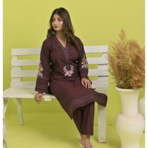 Stylish and Comfortable Co-Ord Set in Cotton Lawn