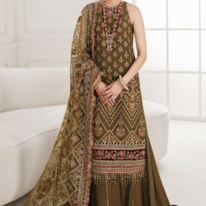 Asim Jofa Most Beautiful Article Crinkle Chiffon Embroidered 2024