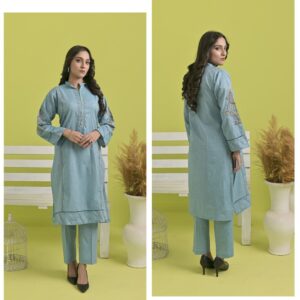 Elevate Your Style with Our Chic 2-Piece Cotton Lawn Co-Ord Set