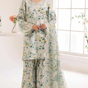Elegant 3-Piece Ready-to-Wear Lawn Suit